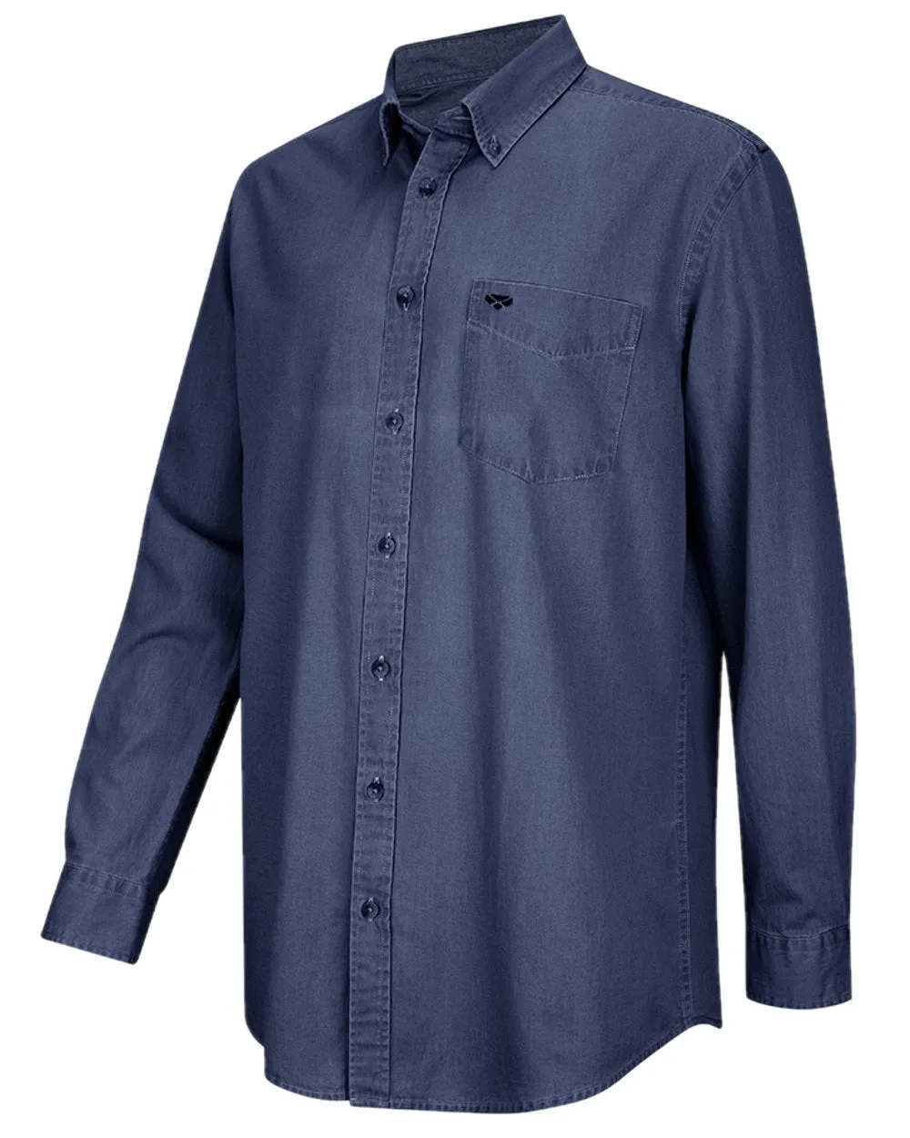 Hoggs of Fife Archerfield Denim-Hemd Hoggs of Fife