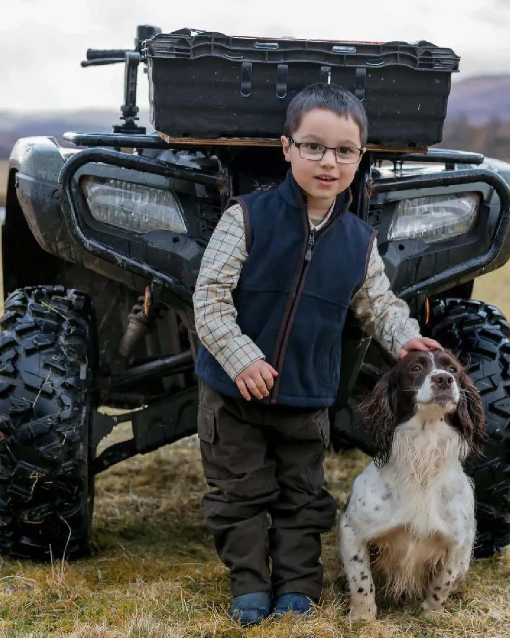 Hoggs of Fife Junior Woodhall Fleece Gilet Hoggs of Fife