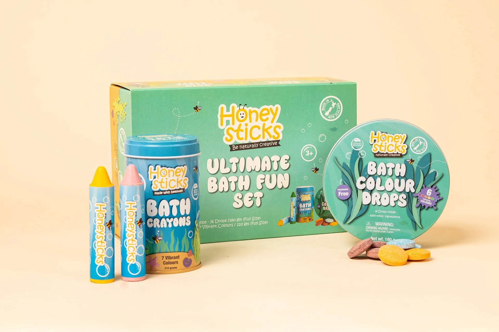 Honey Sticks Ultimatives Badespaß-Set