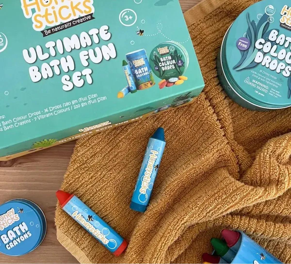 Honey Sticks Ultimatives Badespaß-Set