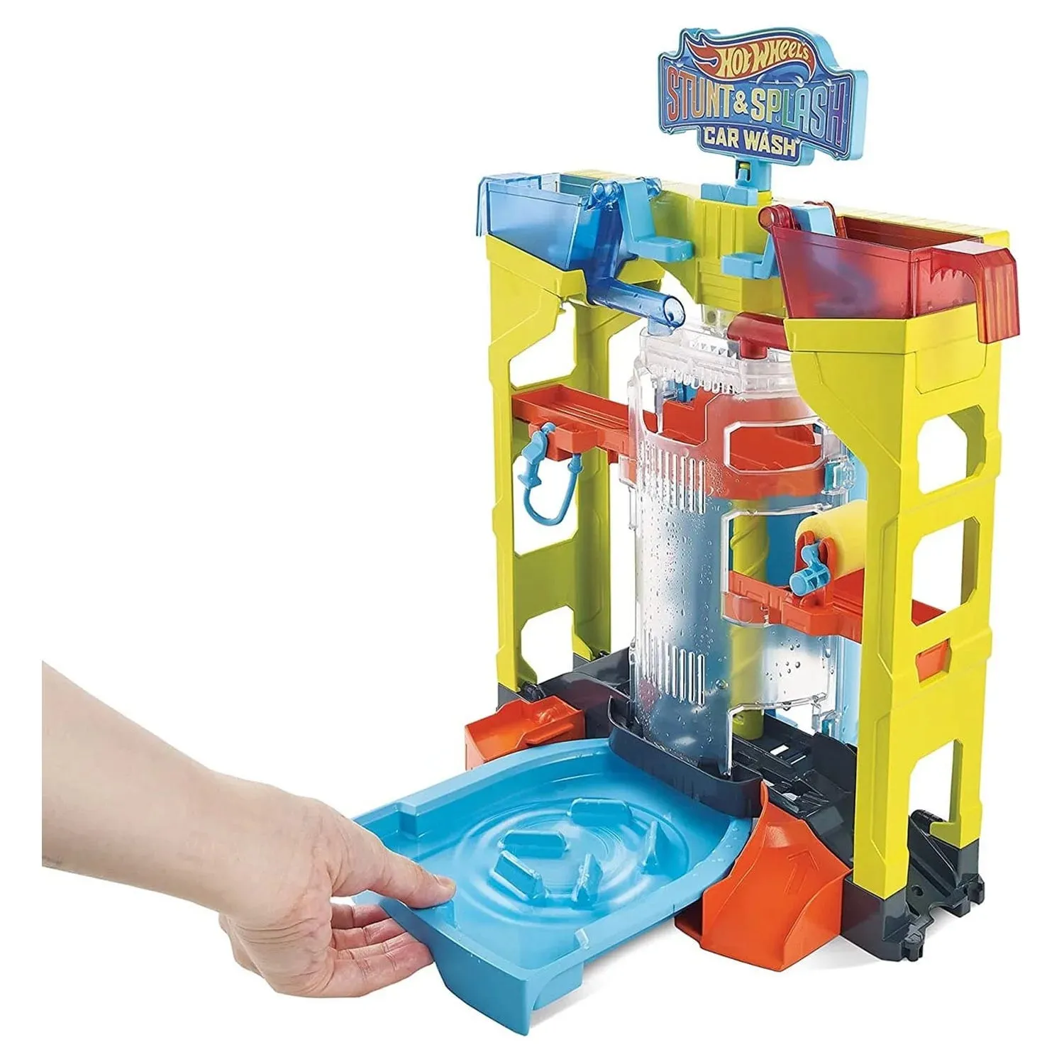 Hot Wheels City Stunt und Spritz Autowaschanlage