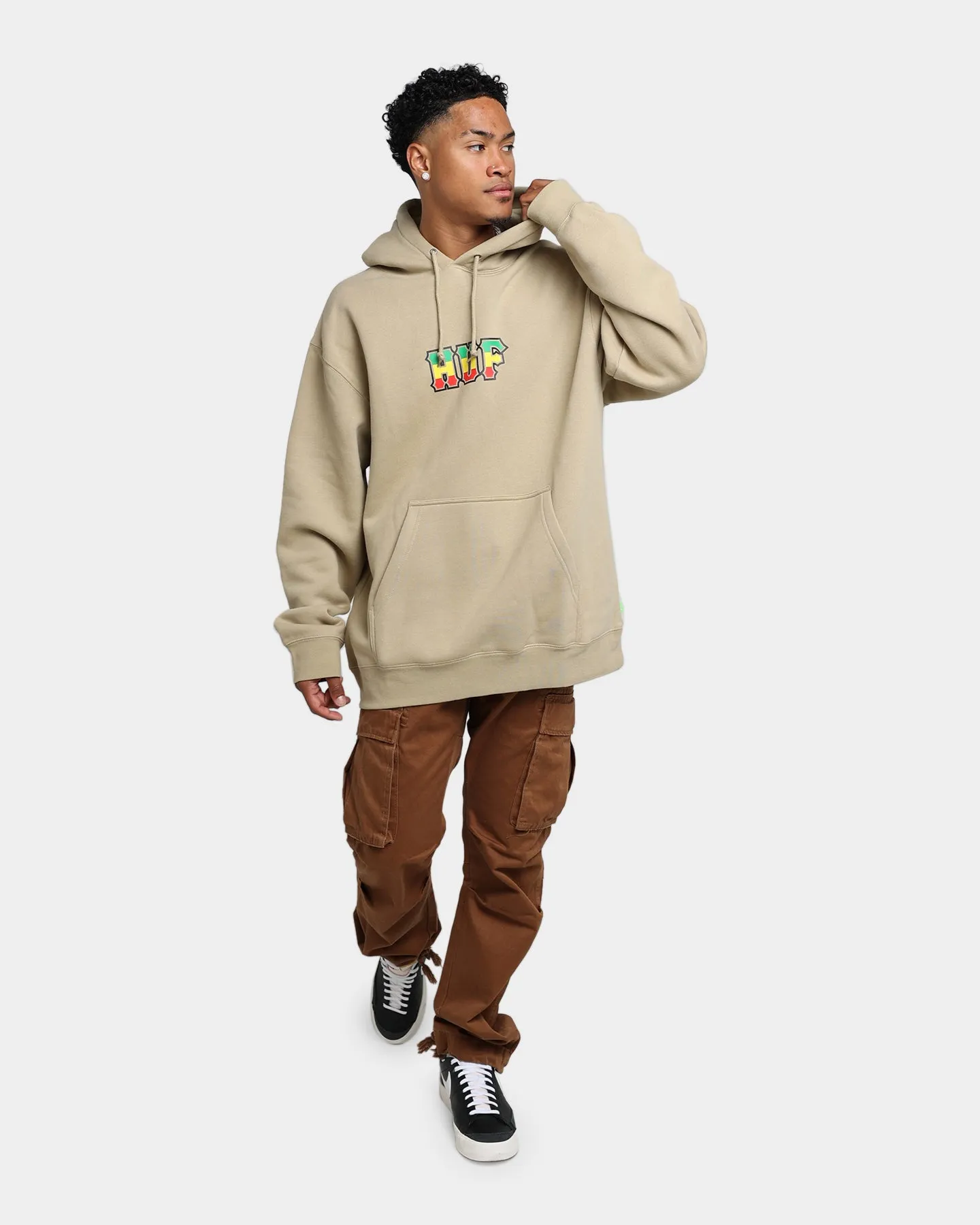 HUF Righteous Pullover Hoodie Braun
