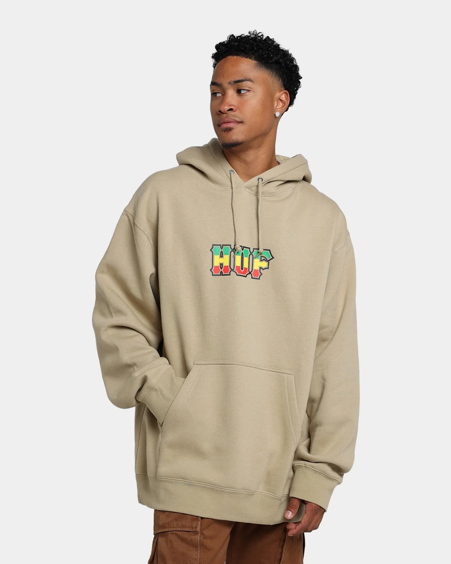 HUF Righteous Pullover Hoodie Braun