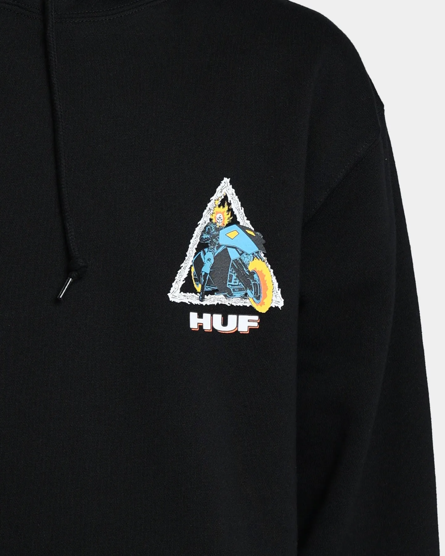 HUF X Marvel Ghost Rider TT Kapuzenpullover Schwarz