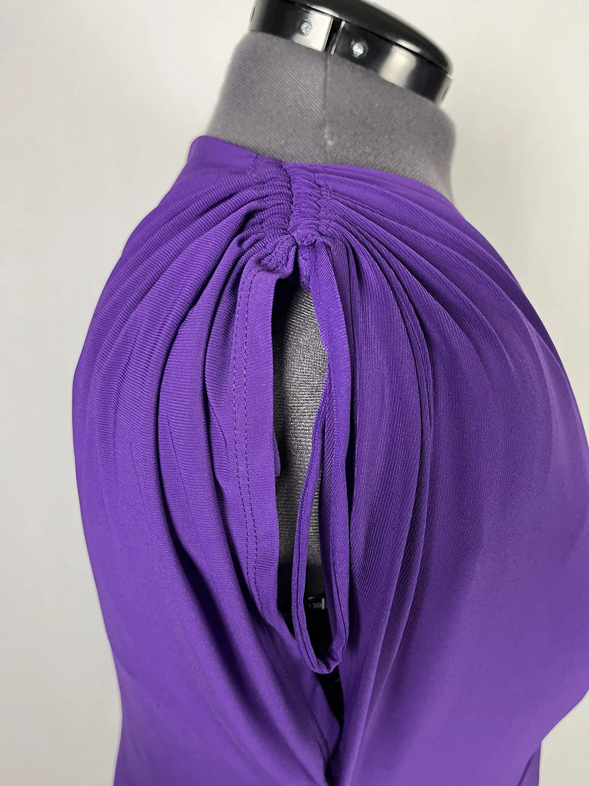 Igigi Größe 26/28 Lila Twist-Kleid NWT