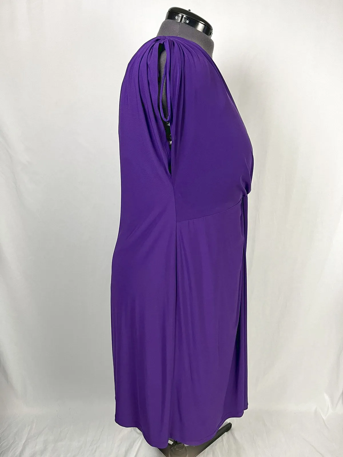 Igigi Größe 26/28 Lila Twist-Kleid NWT