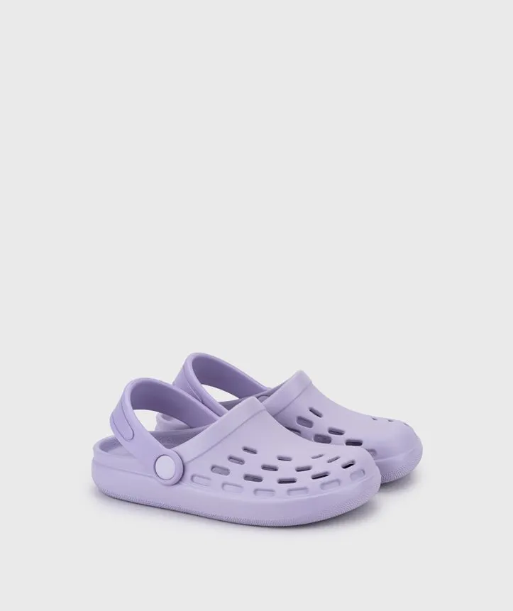 Igor: Sport-Kinder-Slip-On-Clogs - Malva Lila