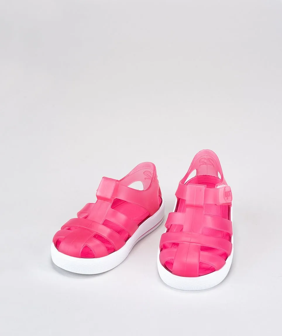 Igor: Star Kids Gelee-Sandalen - Fuchsia Pink