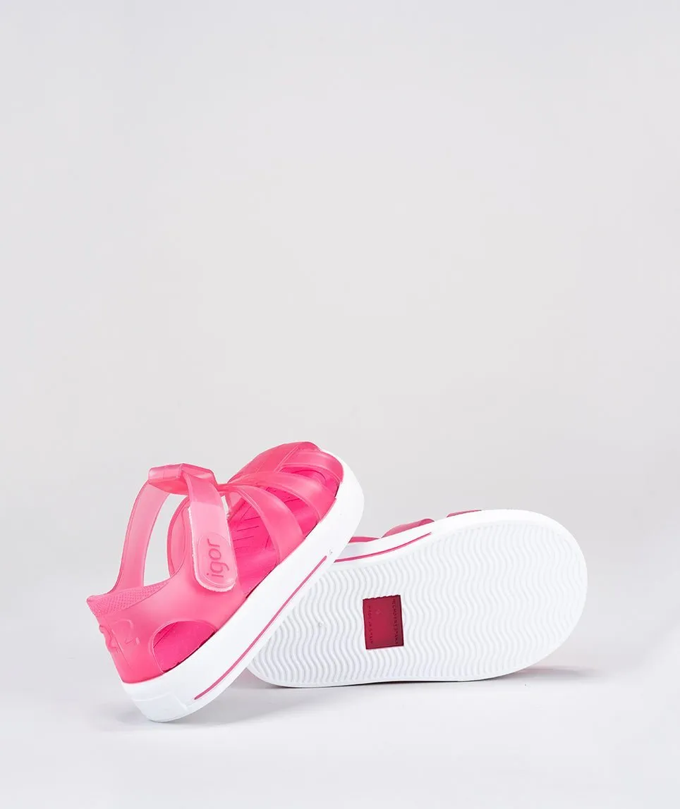 Igor: Star Kids Gelee-Sandalen - Fuchsia Pink