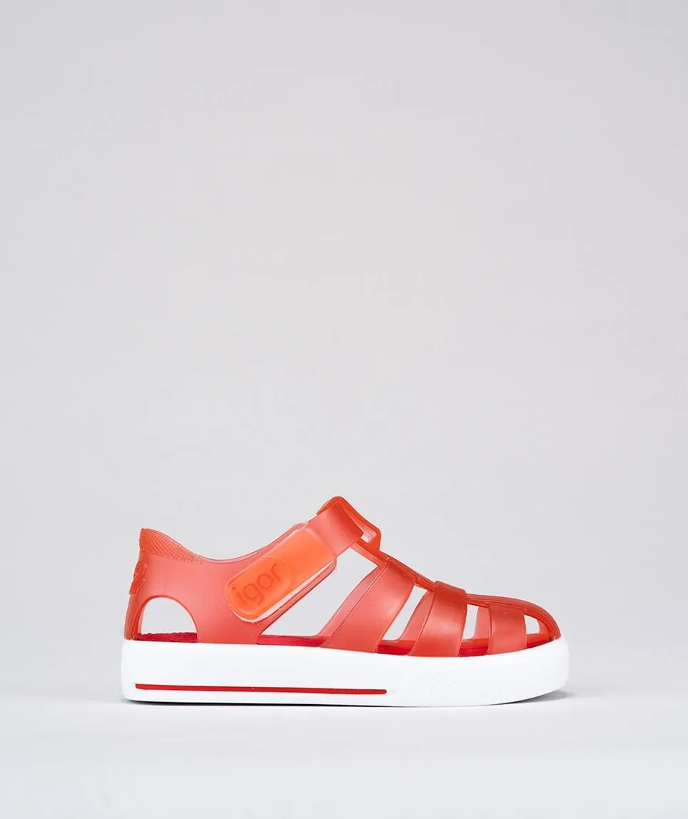 Igor: Star Kids Gelee-Sandalen - Rot