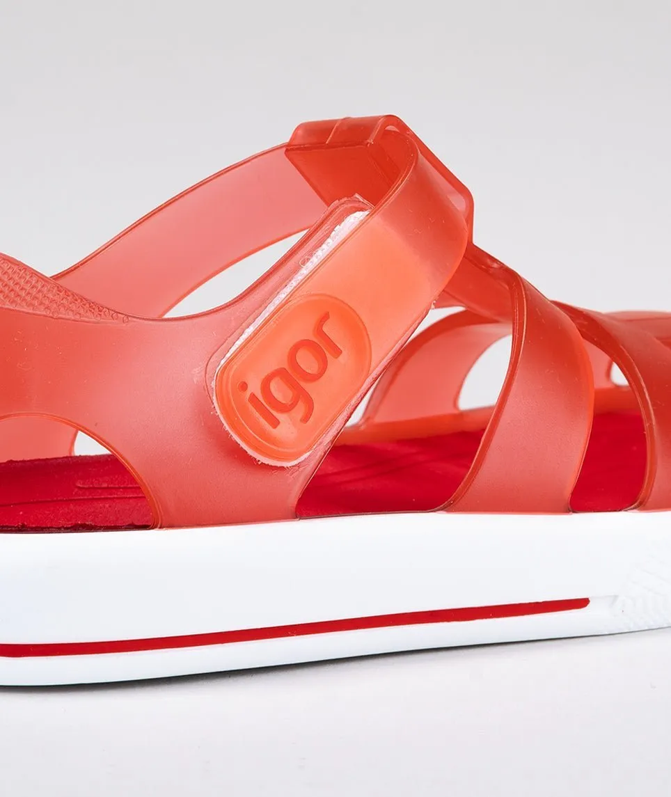 Igor: Star Kids Gelee-Sandalen - Rot