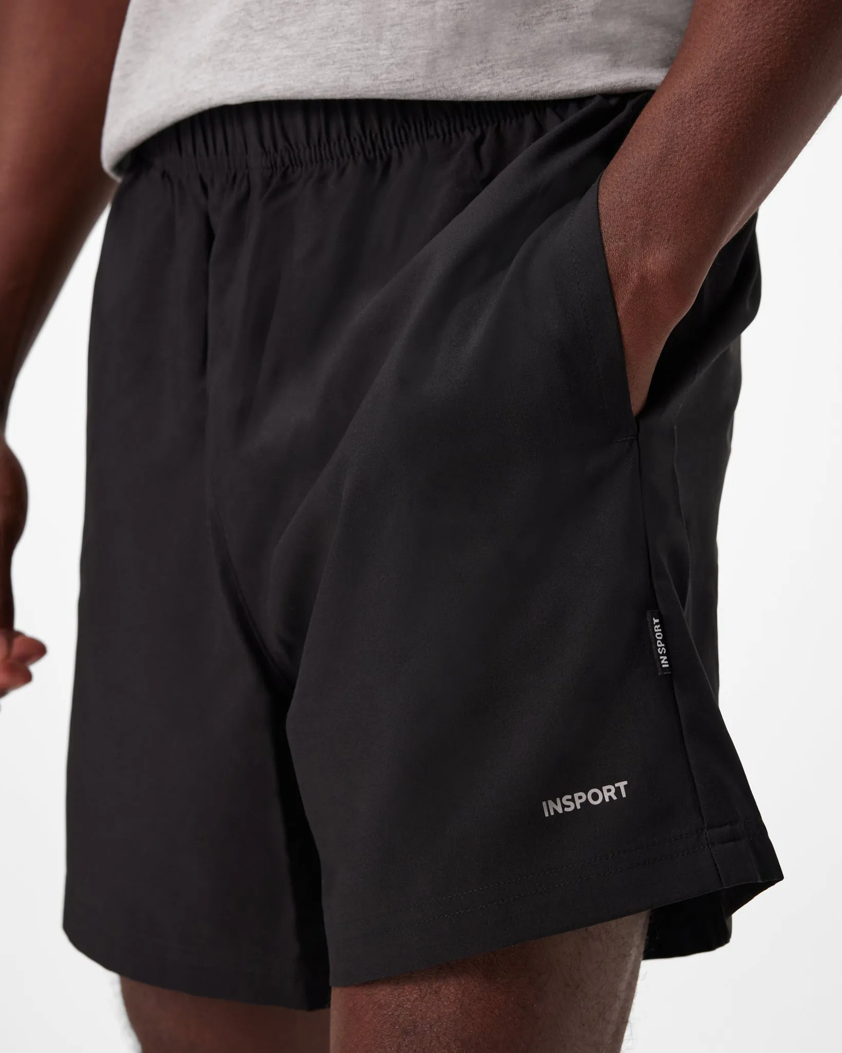 INSPORT HEREN AKTIVE SCHWARZE SHORTS Kleidung_Heren-Insport
