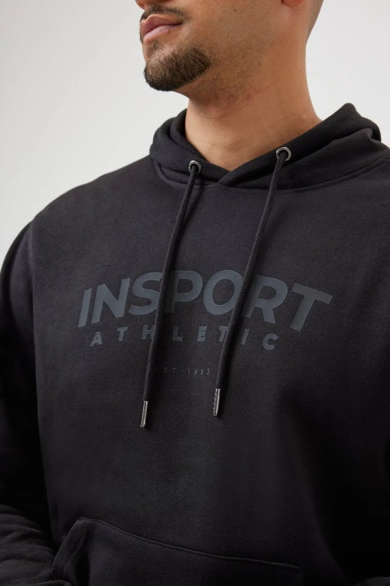 INSPORT HERREN RALPH SCHWARZE KAPUZENJACKE