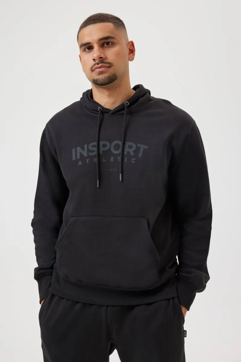 INSPORT HERREN RALPH SCHWARZE KAPUZENJACKE