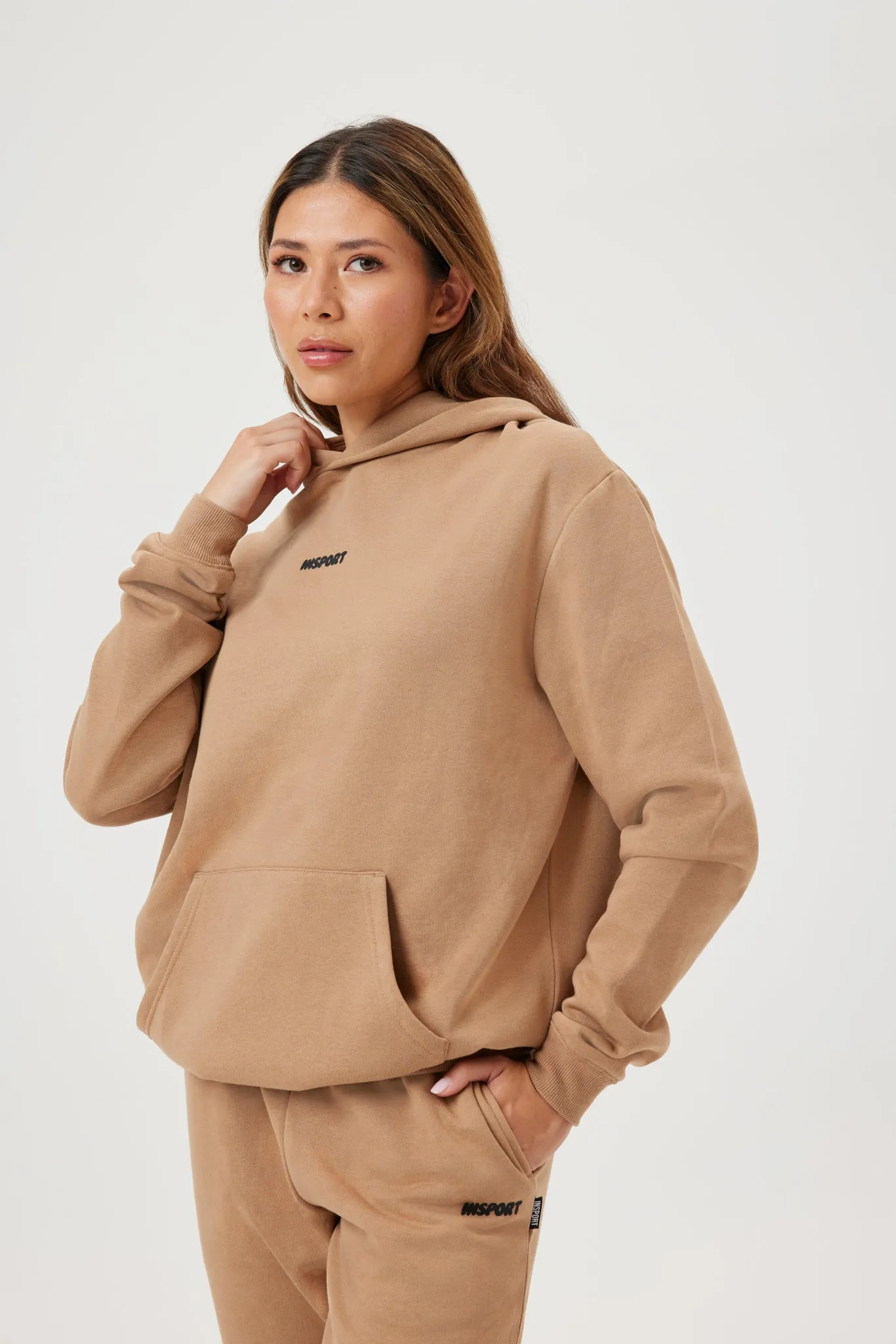 INSPORT UNISEX FRANKIE KARAMELL KAPUZENPULLOVER