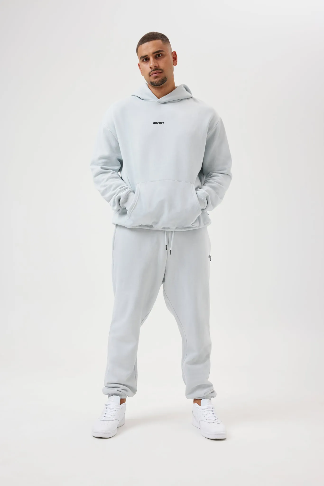 INSPORT UNISEX FRANKIE WOLKENBLAUE KAPUZENJACKE