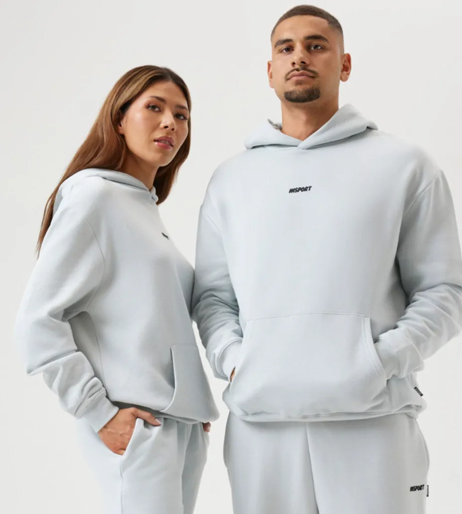 INSPORT UNISEX FRANKIE WOLKENBLAUE KAPUZENJACKE