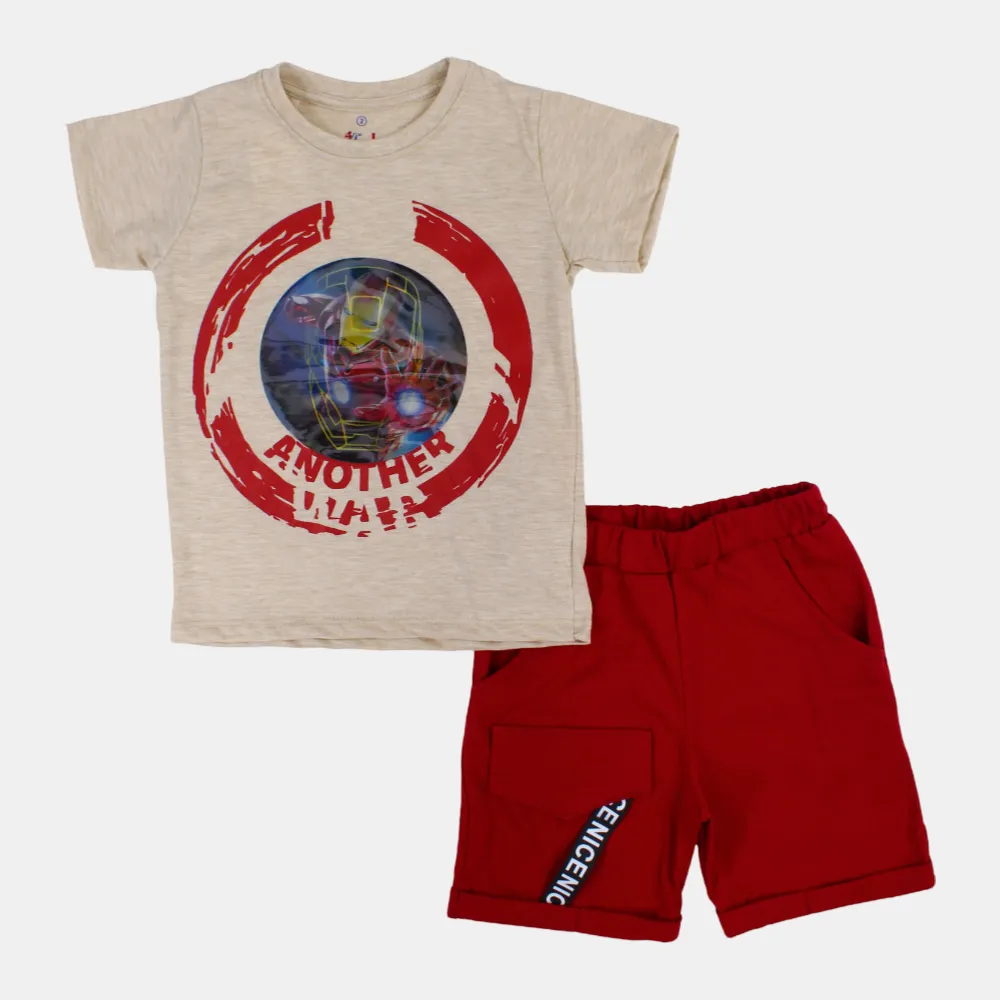 Iron Man Baumwoll-Schlafanzug-Set für Jungen