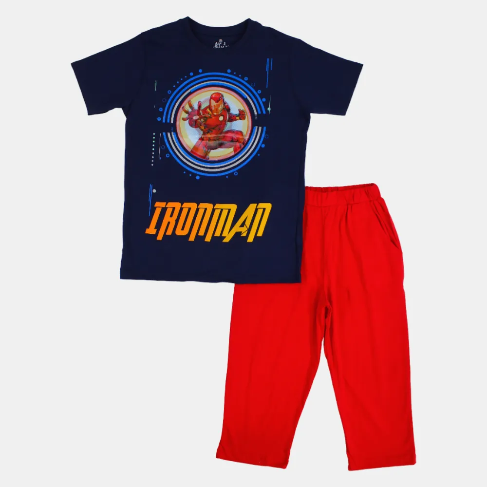 Iron Man Baumwoll-Schlafanzug-Set für Jungen