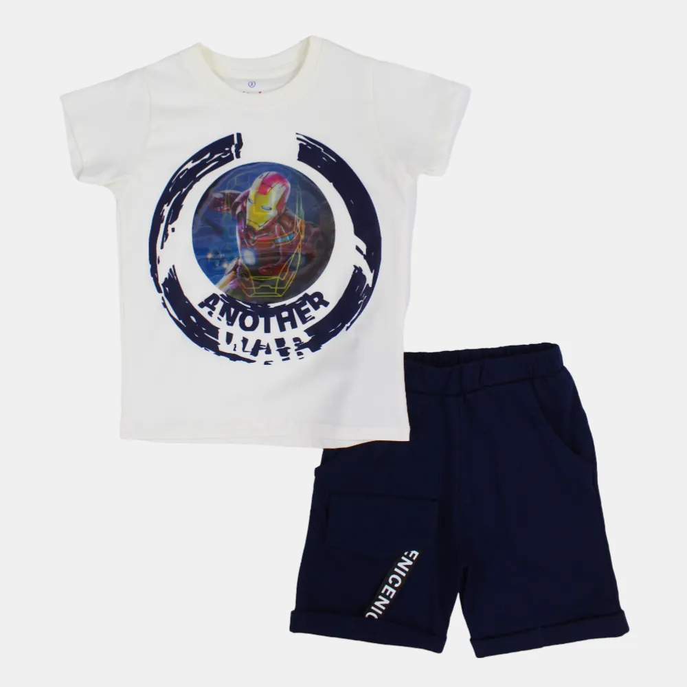 Iron Man Baumwoll-Schlafanzug-Set für Jungen