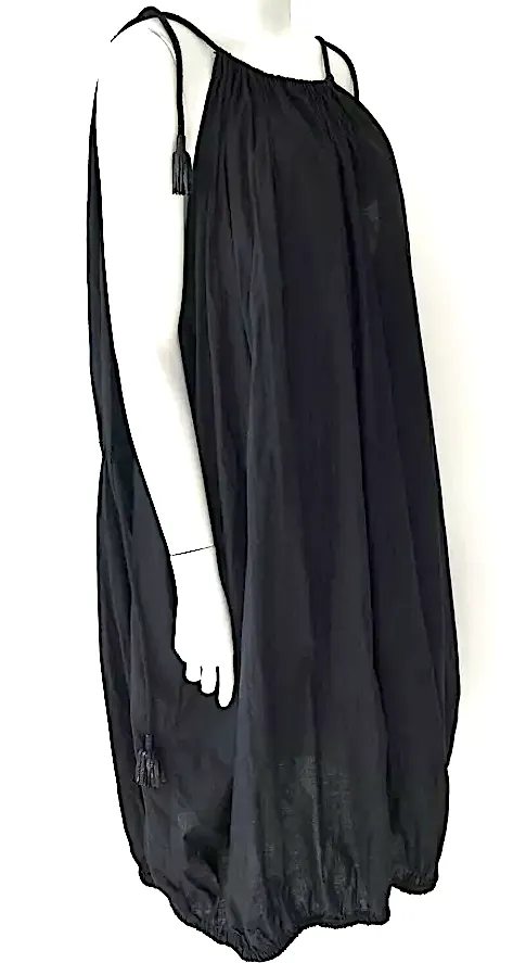 Ivan Grundahl Kopenhagen 100% Baumwollkleid in Schwarz