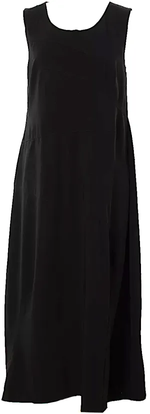 IVAN GRUNDAHL COPENHAGEN. Black Sleeveless Poly/Rayon Long Dress