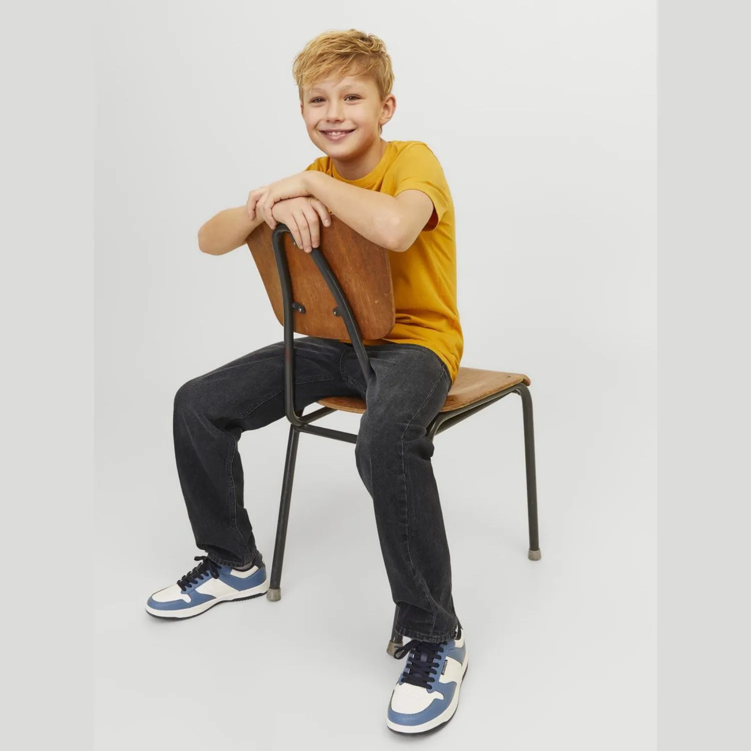 Jack & Jones Junior Schwarze Denim Chris Original Jeans 602 Noos Jack Jones Junior