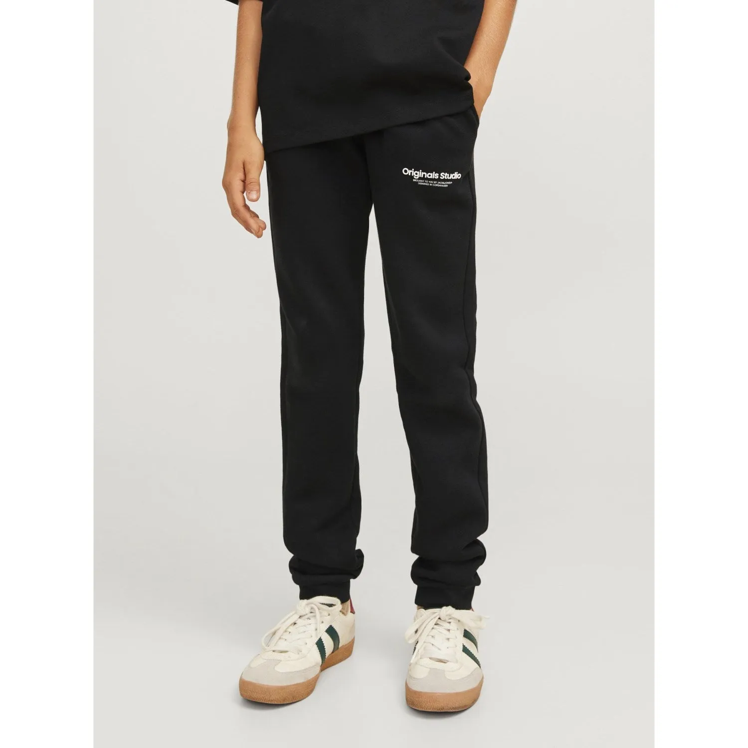 Jack & Jones Junior Black Gordon Vesterbo Bundhose mit Bündchen Noos Jack Jones Junior
