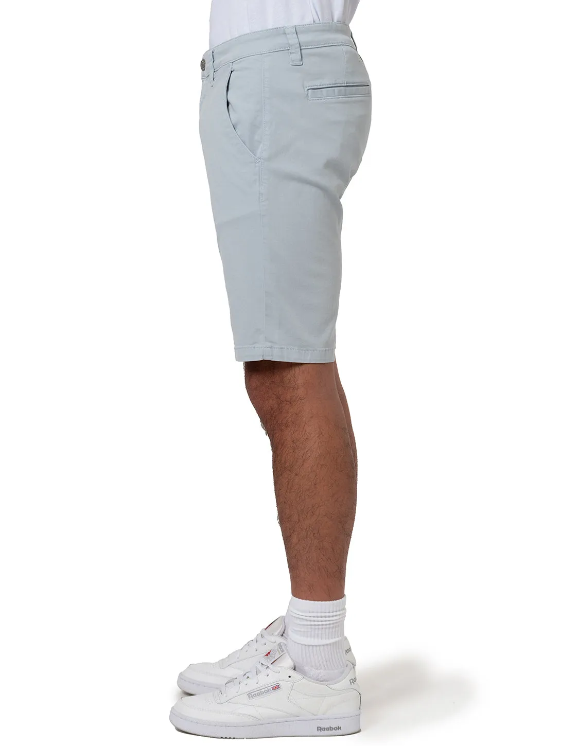 Jacob Short - Eisblaue Köper Mavi Kleidung
