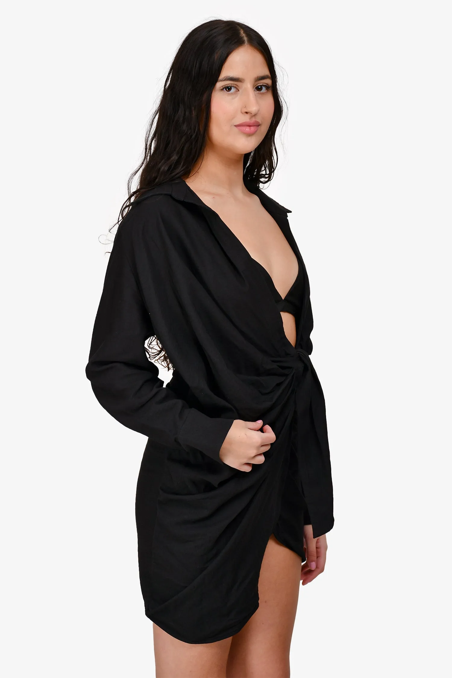 Jacquemus Schwarzes 'La Robe Bahia' Kleid Größe 36