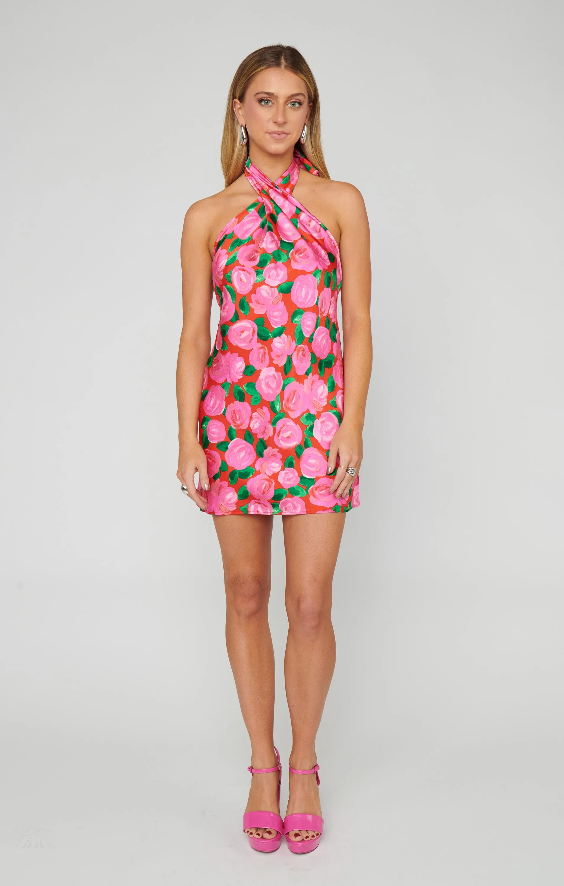 Jasmine Tie Minikleid ~ Rosie Blooms