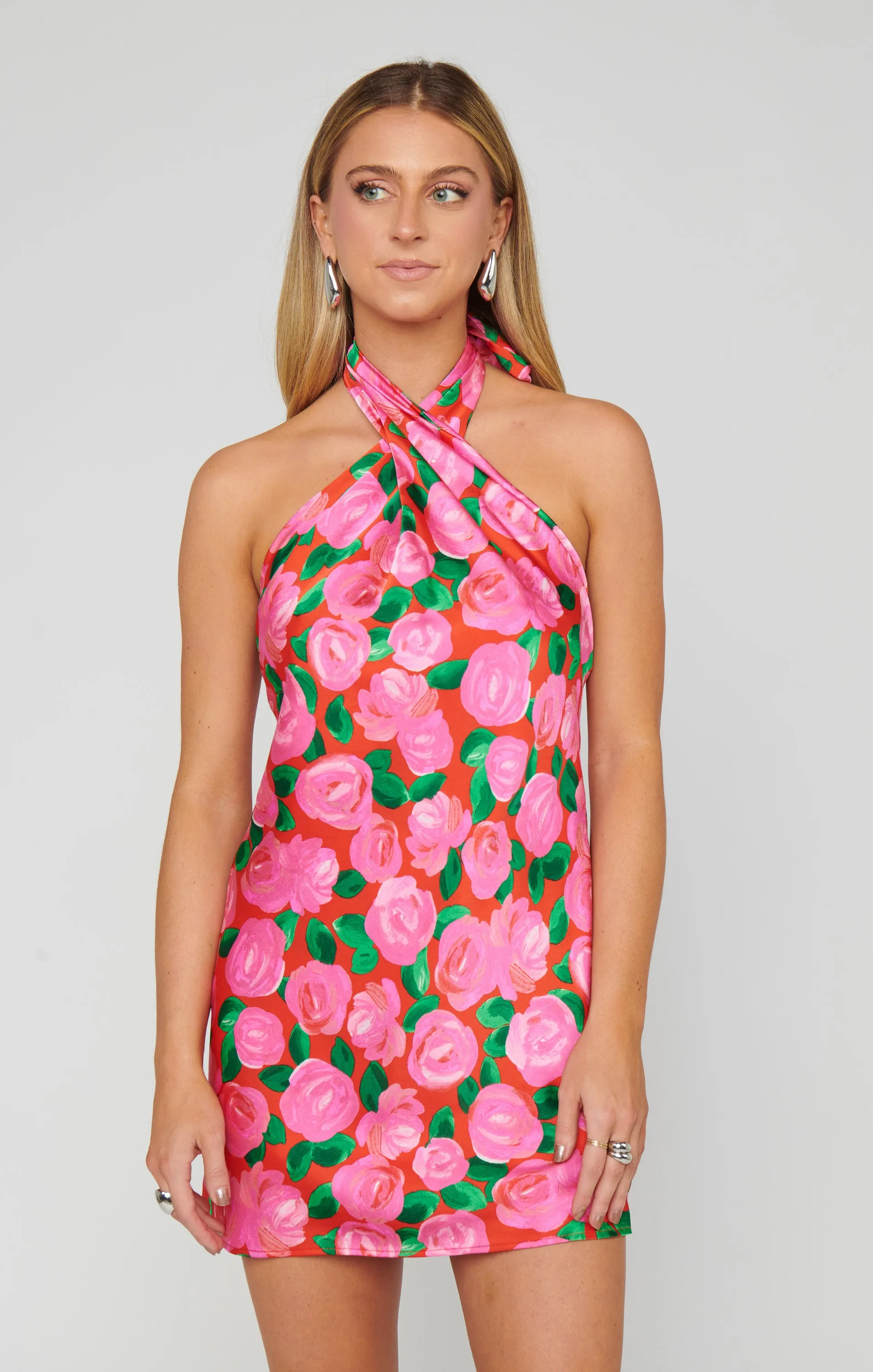 Jasmine Tie Minikleid ~ Rosie Blooms