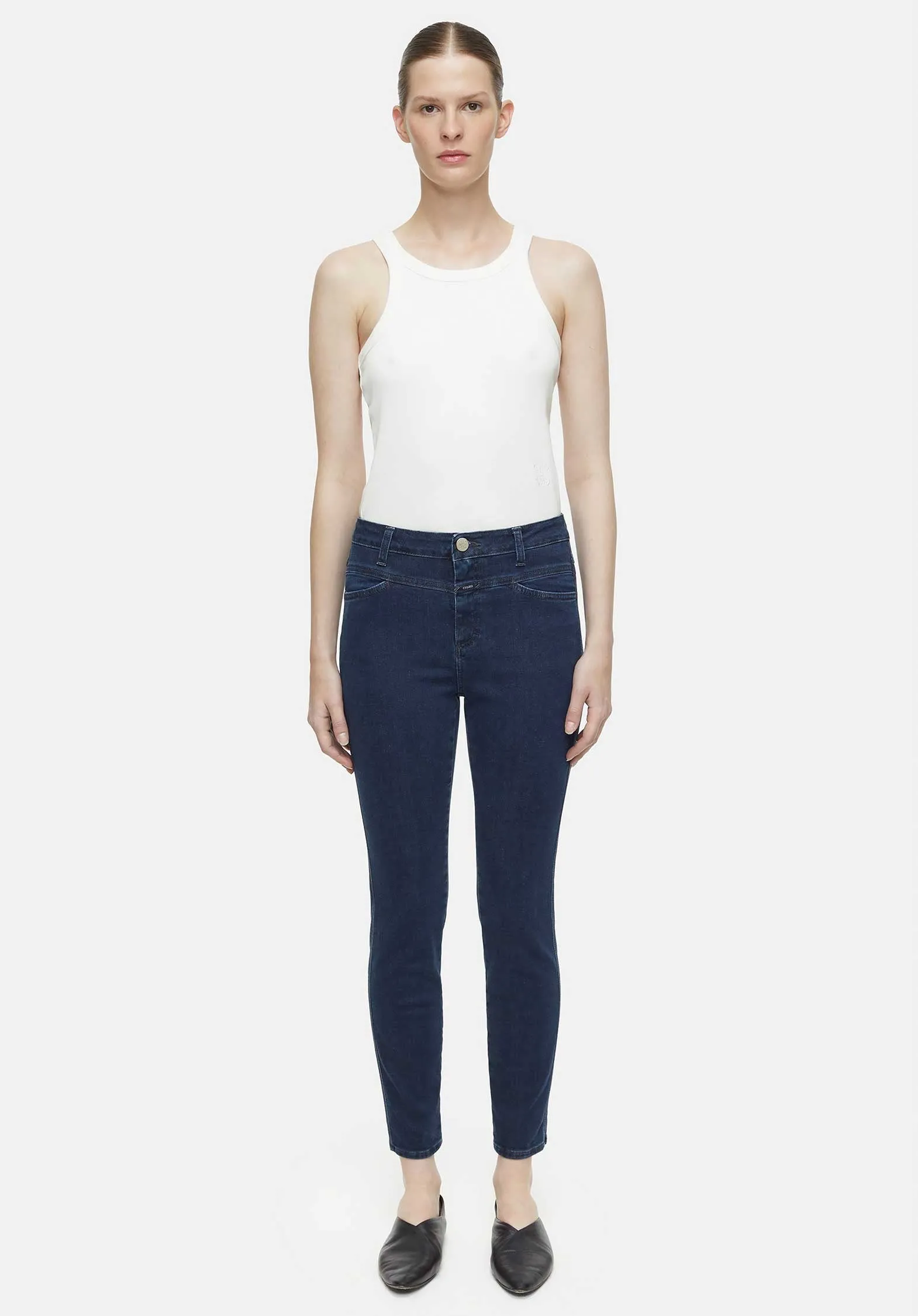 Jeans Skinny Pusher C22231-08s-27 Dunkelblau