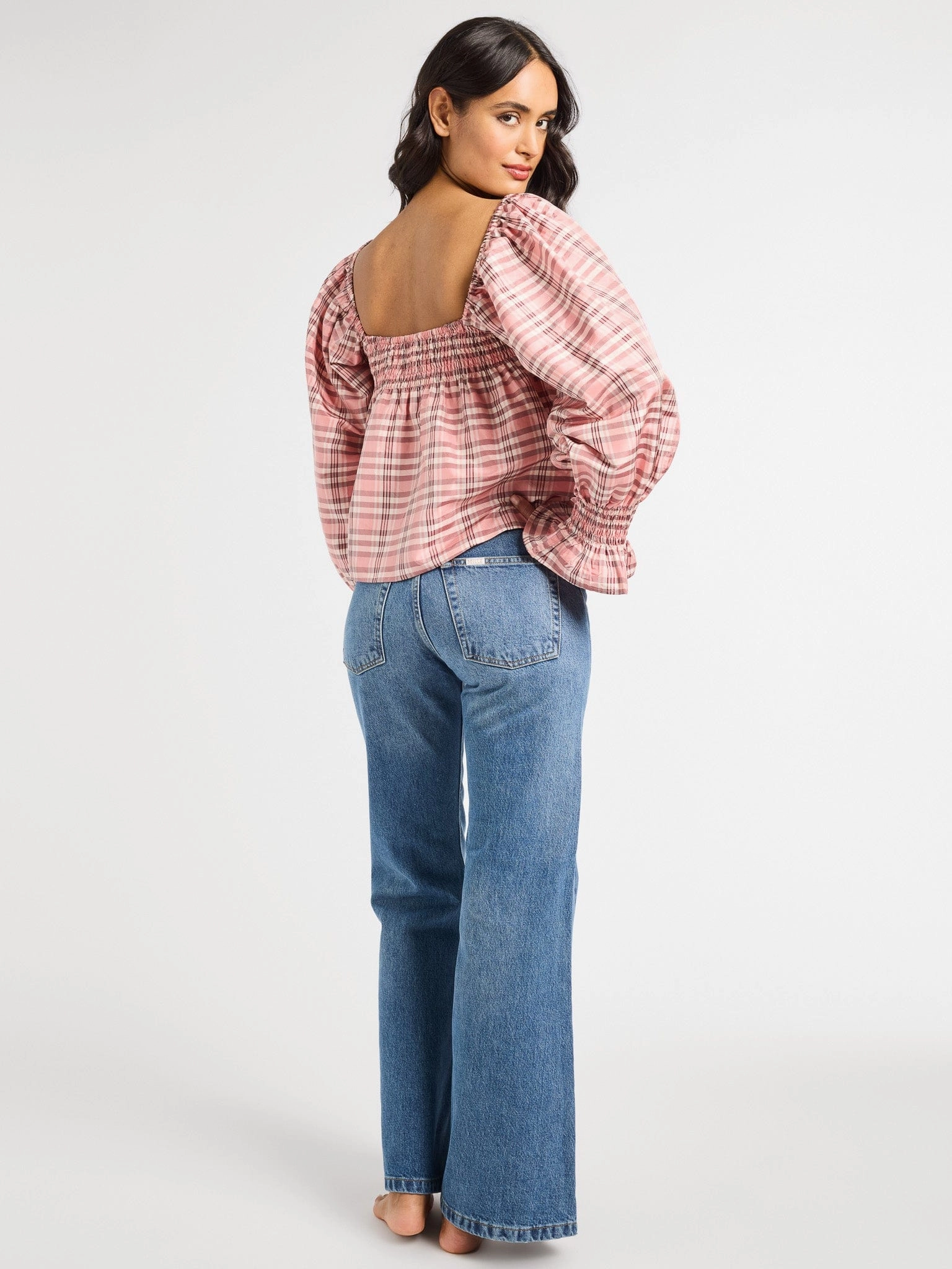 Jesse Top in Sugarplum Plaid