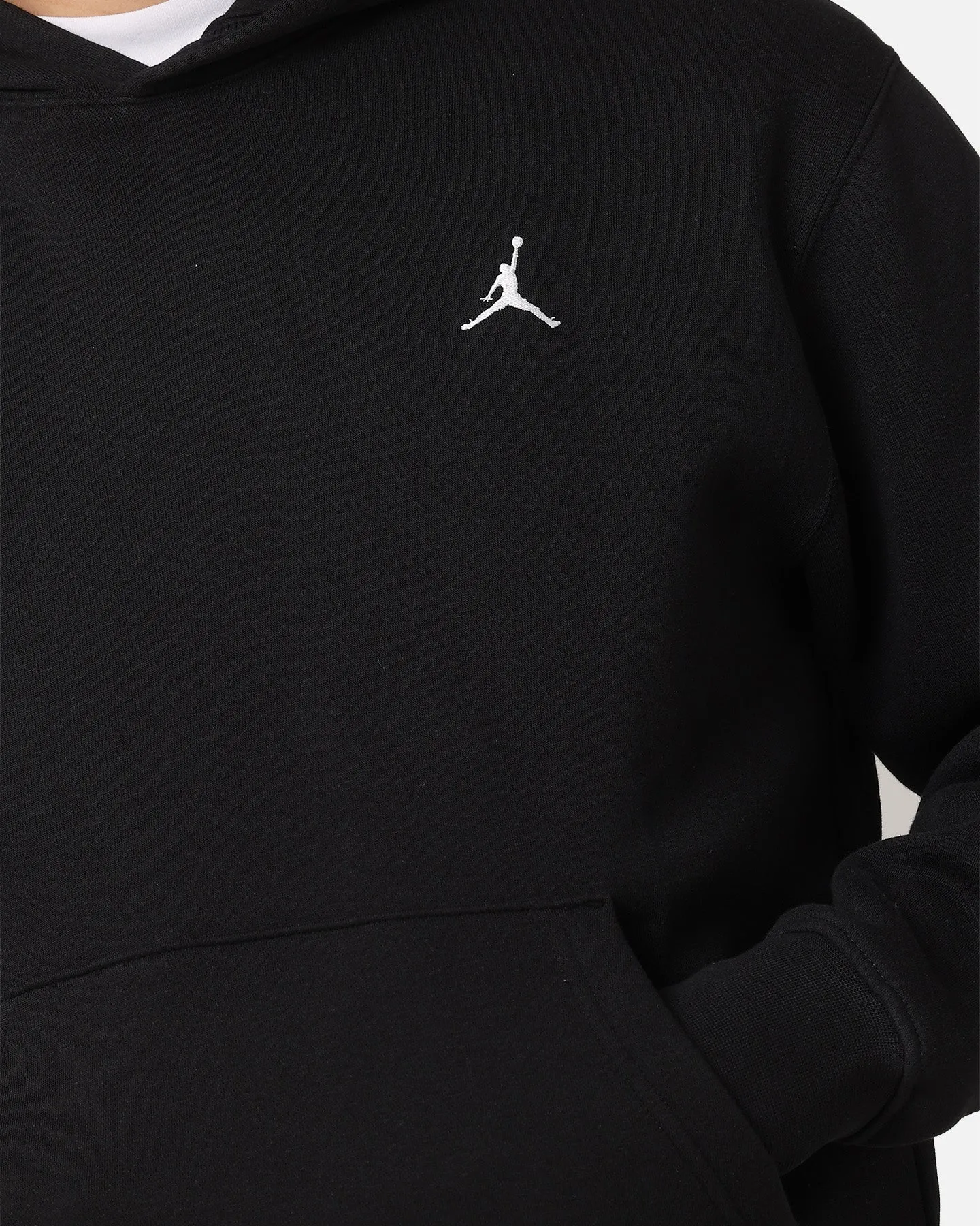 Jordan Brooklyn Fleece Pullover Hoodie Schwarz/Weiß