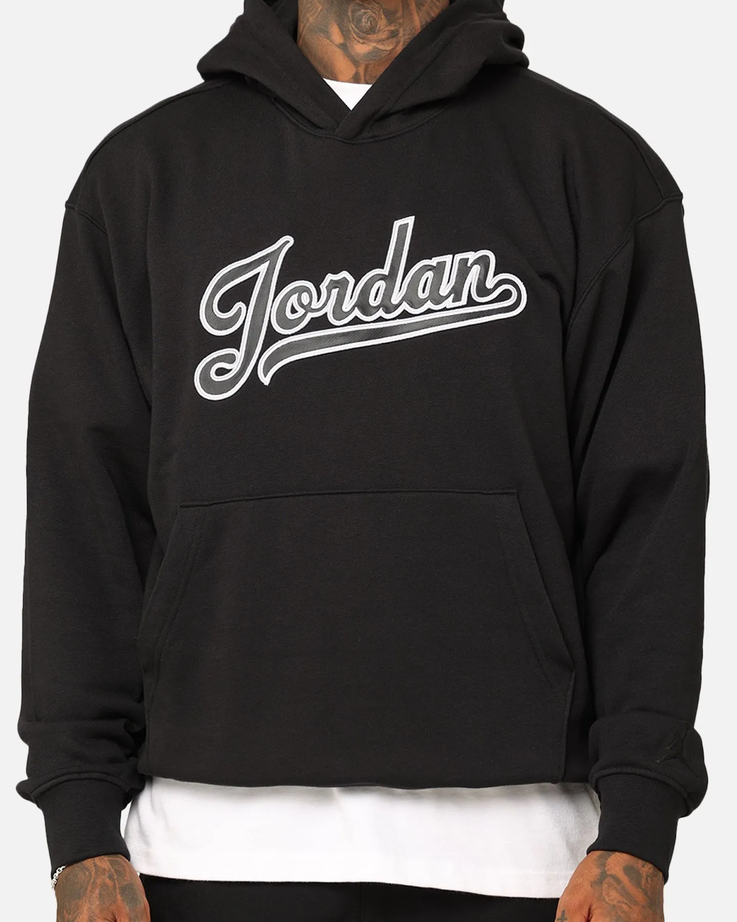 Jordan Flight MVP Fleece Pullover Hoodie Schwarz