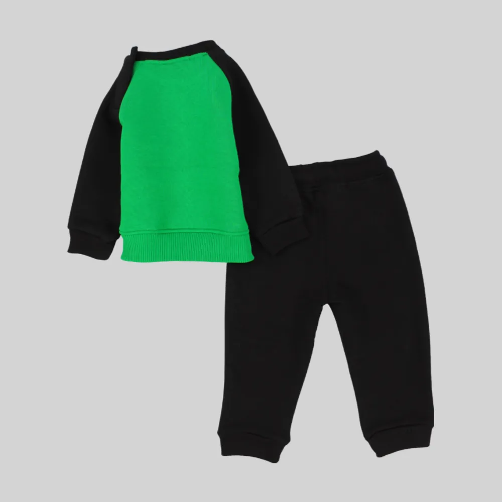 Freudvolle Tage Langarm-Fleece-Schlafanzug