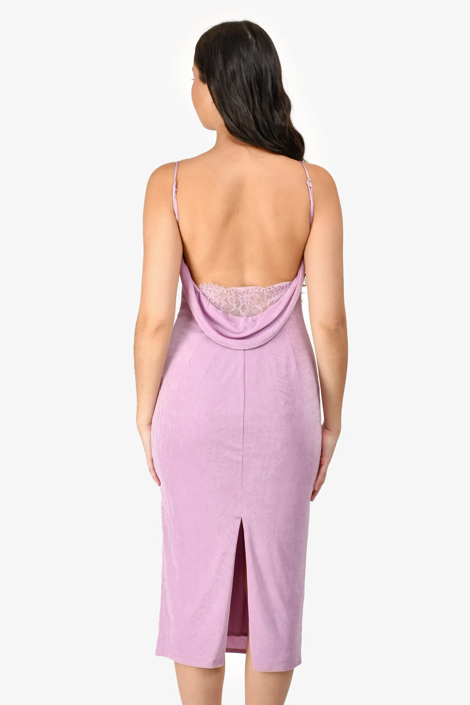 Katie May Pink 'Bardot' Midi-Kleid Größe L
