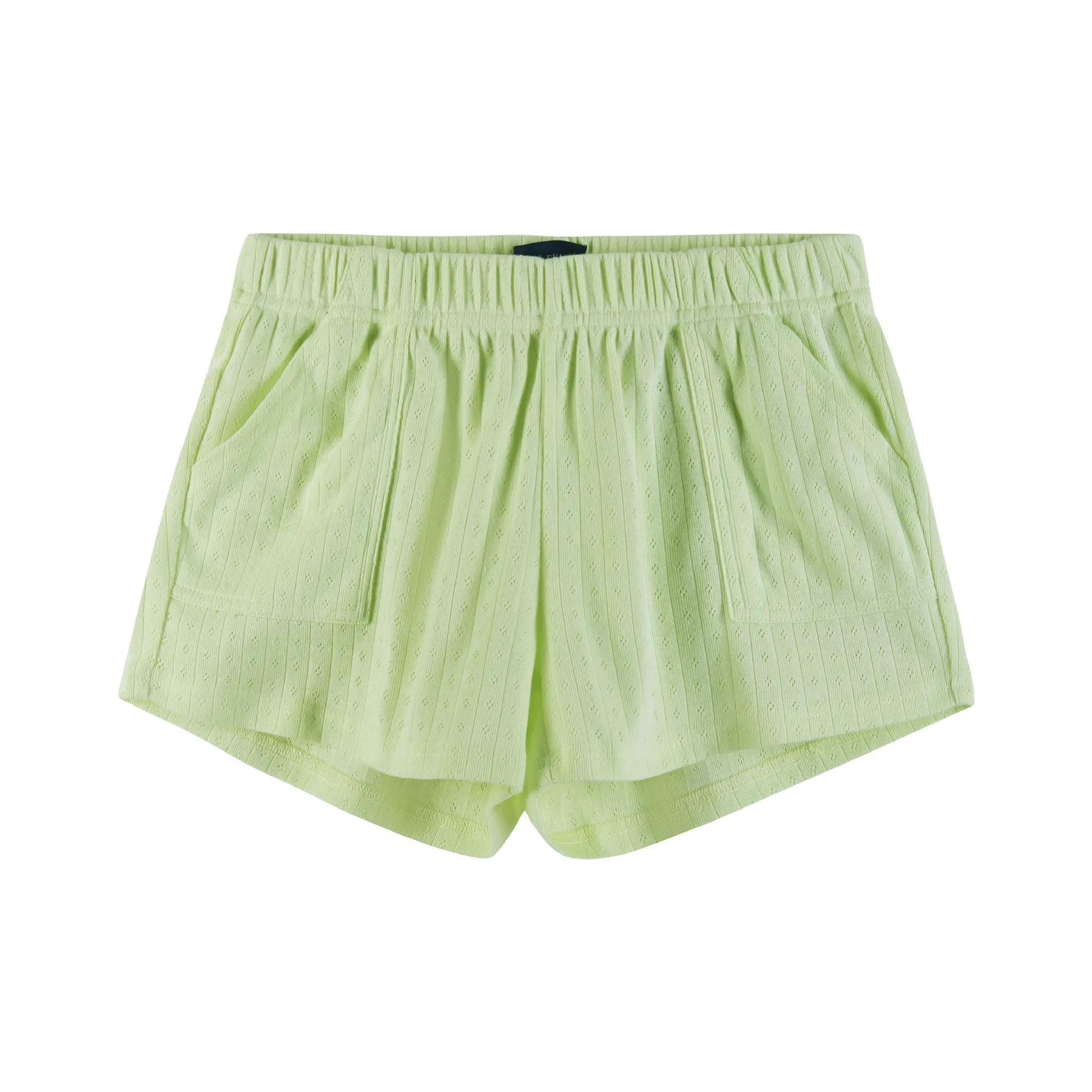 Kinder (7-16) Mädchen Pointelle T-Shirt & Shorts Set | Hellgrün Babykids_Andy-Evan