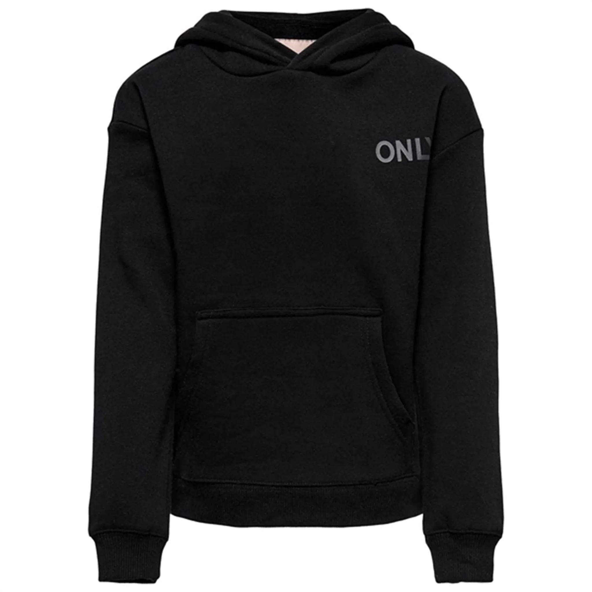 Kids ONLY Kapuzenpullover mit kleinem Logo in Schwarz - Nur für Kinder