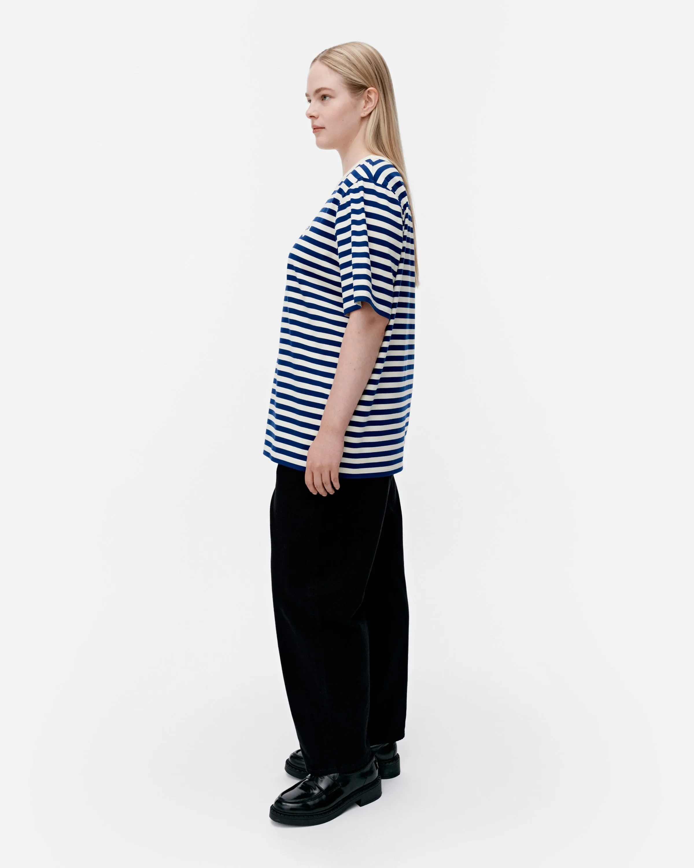 Kioski Tasaraita Unisex Unikko Kurzarmoberteil 71cm Bekleidung_Marimekko