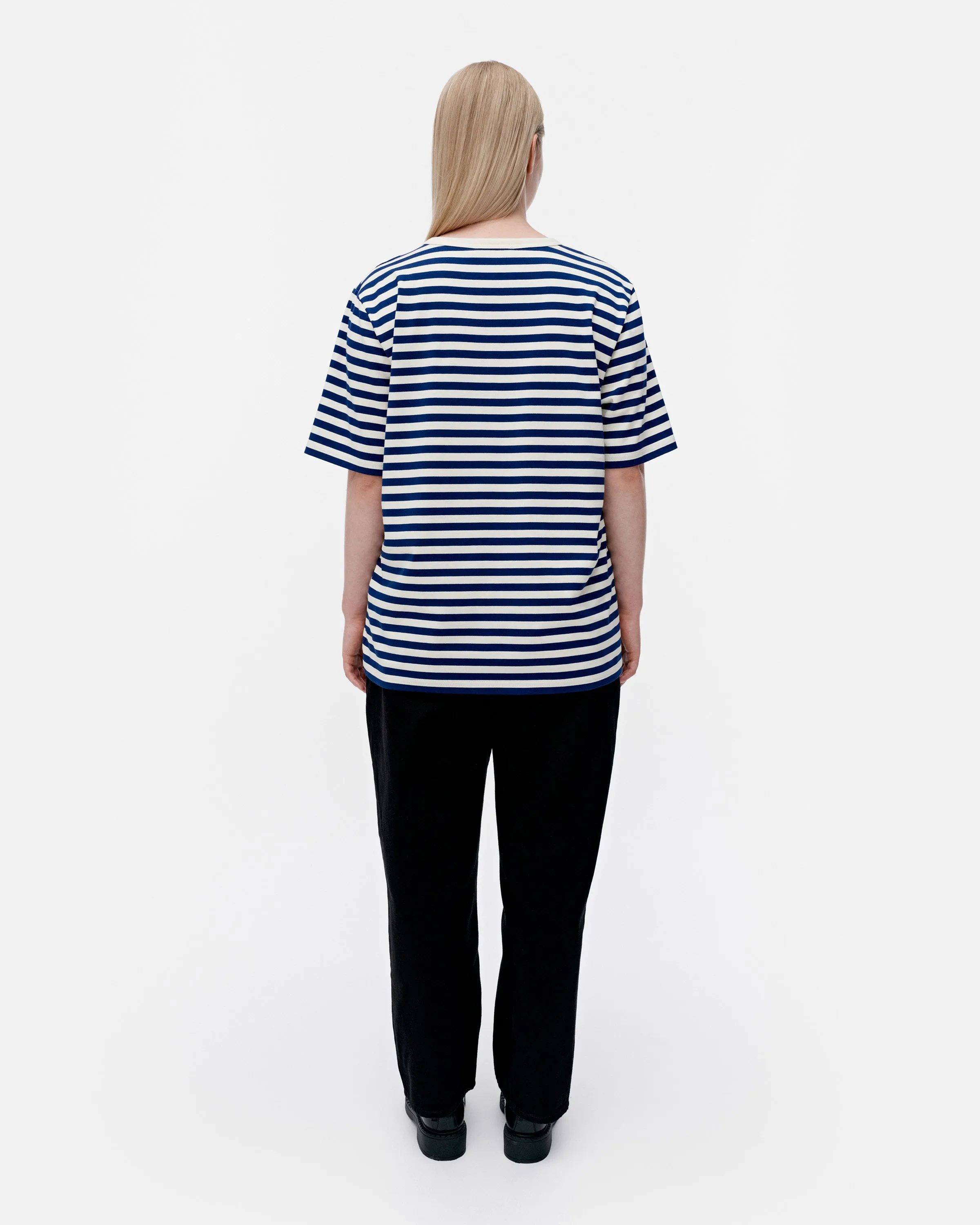 Kioski Tasaraita Unisex Unikko Kurzarmoberteil 71cm Bekleidung_Marimekko