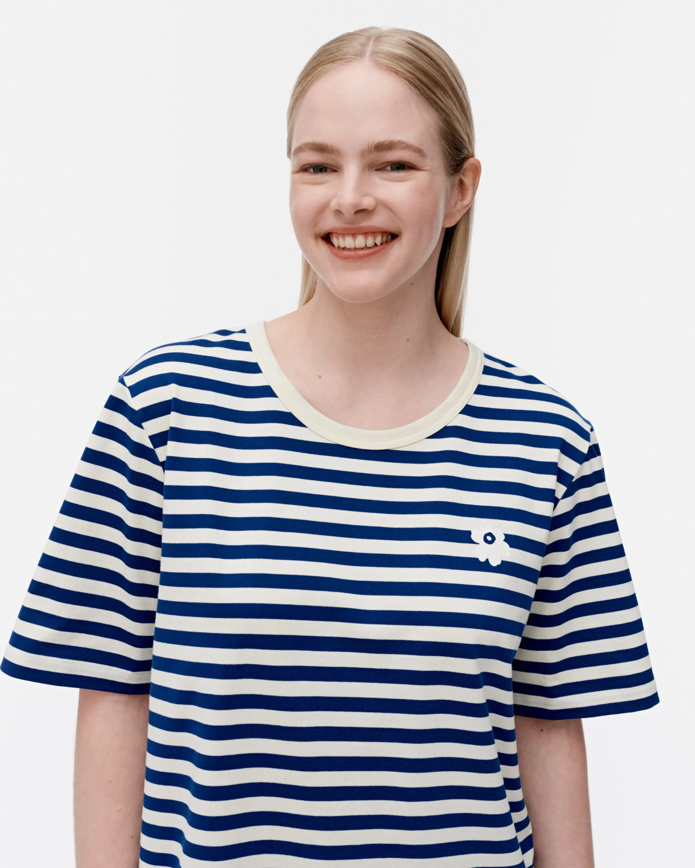 Kioski Tasaraita Unisex Unikko Kurzarmoberteil 71cm Bekleidung_Marimekko