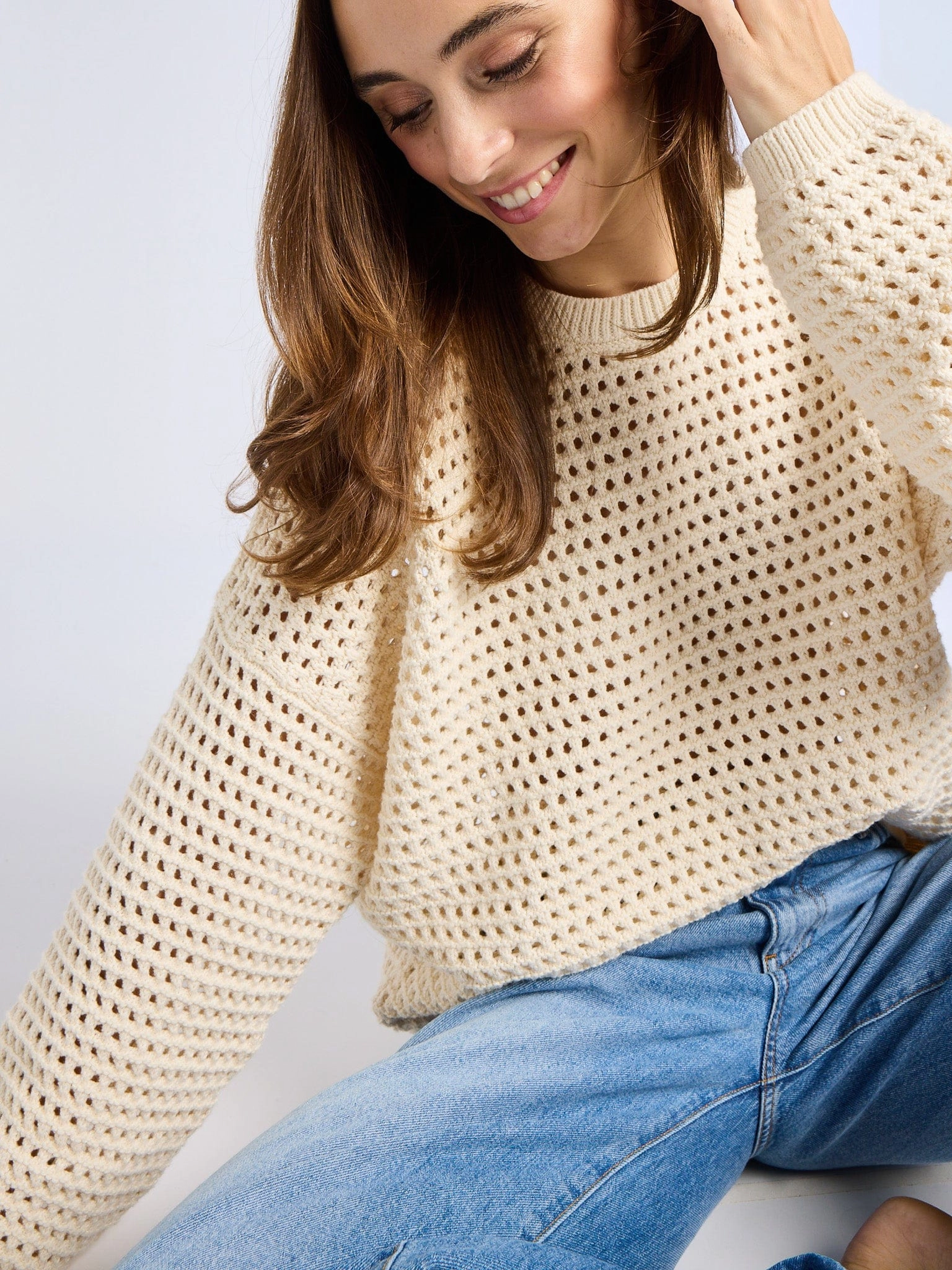 Kitty Pullover in Ivory