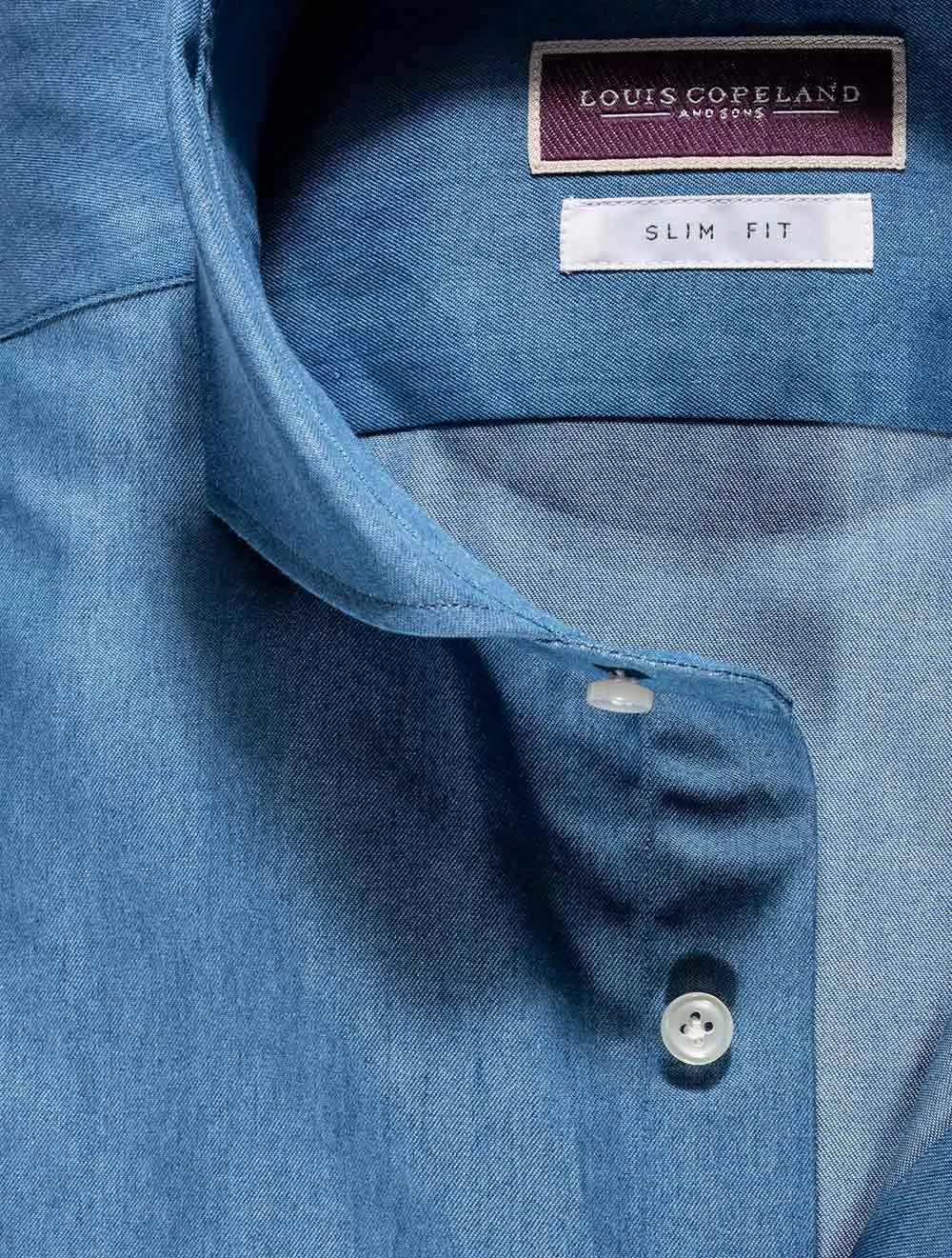 Lee Denim Effekt Slim Fit Hemd Denim