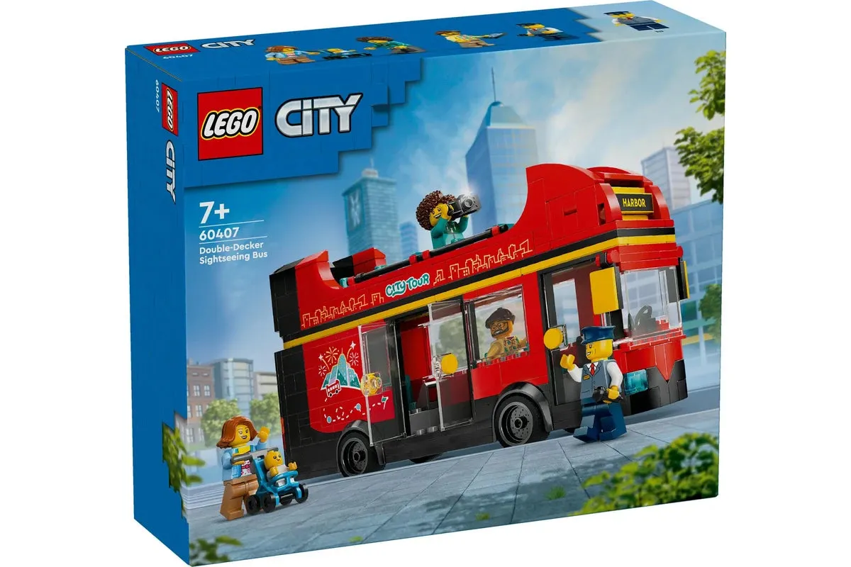 LEGO CITY Roter Doppeldecker-Sightseeingbus 60407