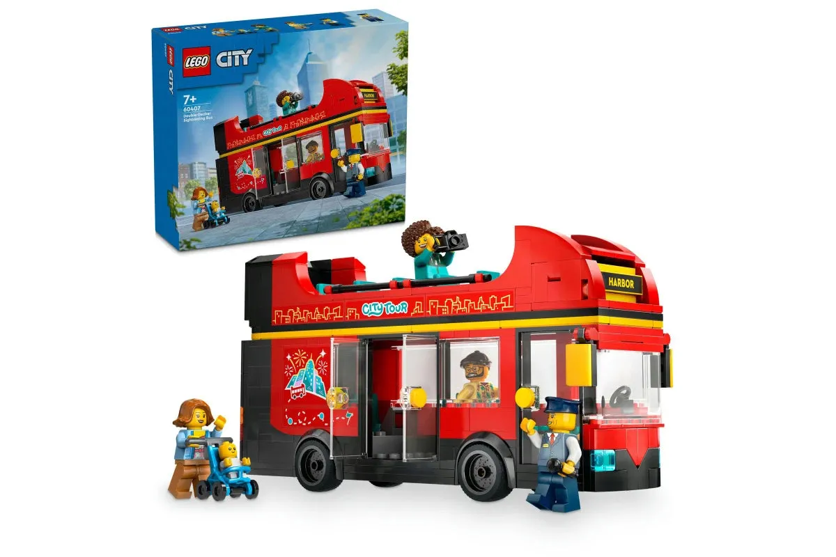 LEGO CITY Roter Doppeldecker-Sightseeingbus 60407