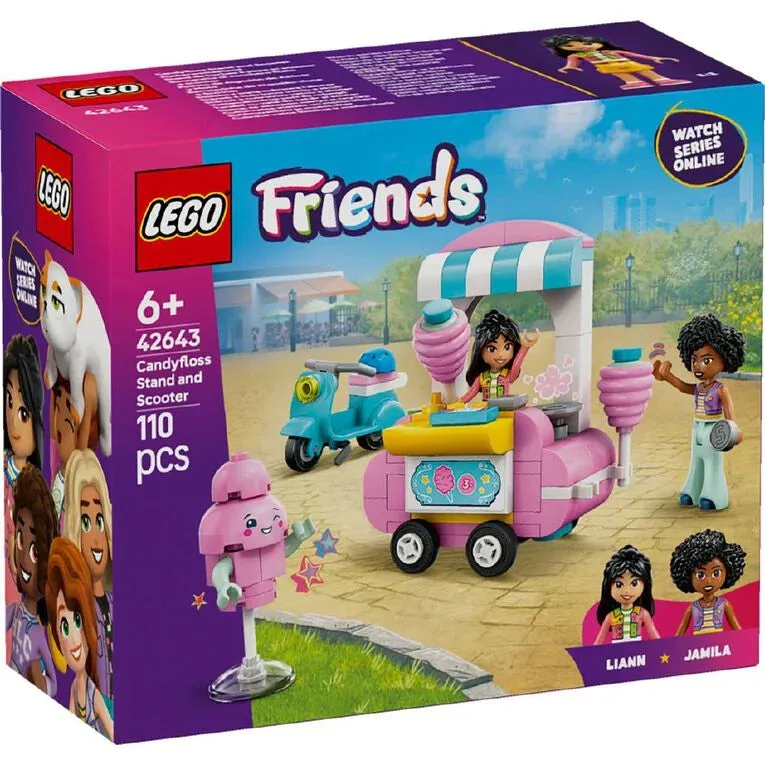 LEGO Friends Zuckerwattestand und Roller 42643