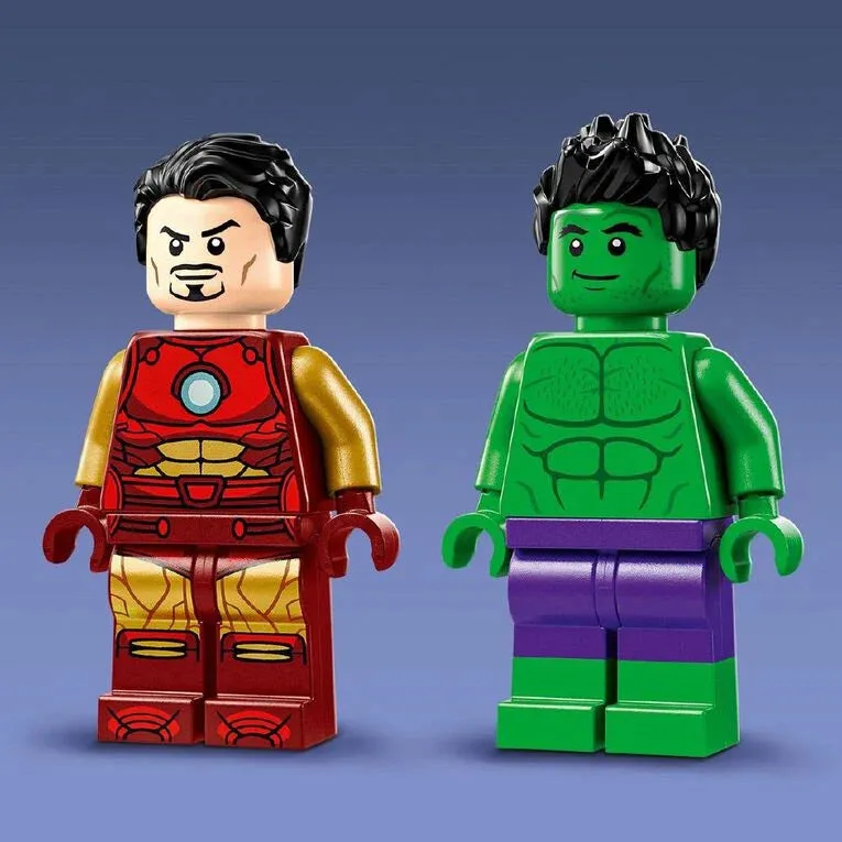 LEGO Super Heroes Marvel Iron Man mit Motorrad und The Hulk 76287