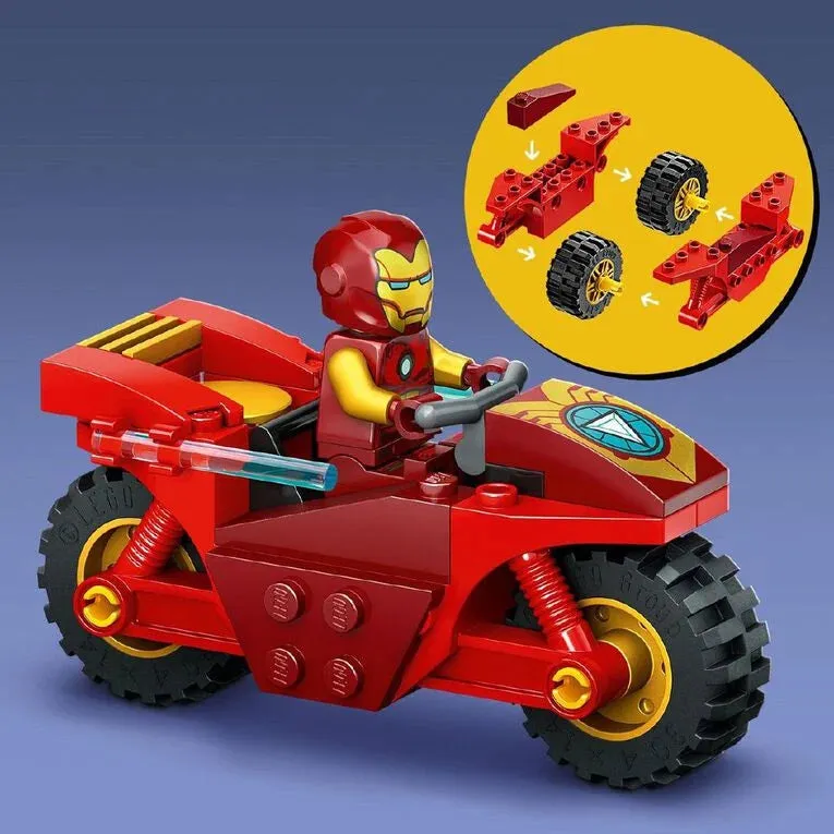 LEGO Super Heroes Marvel Iron Man mit Motorrad und The Hulk 76287